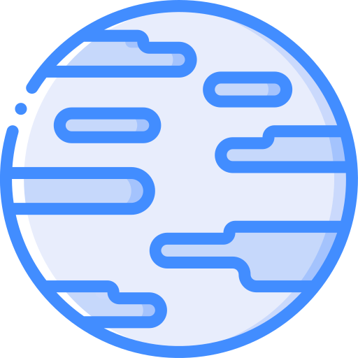planète Basic Miscellany Blue Icône