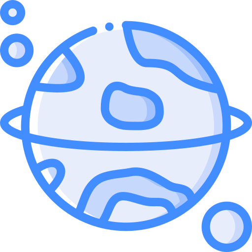 planet Basic Miscellany Blue icon