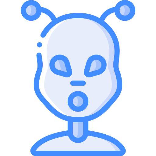 extraterrestre Basic Miscellany Blue icono