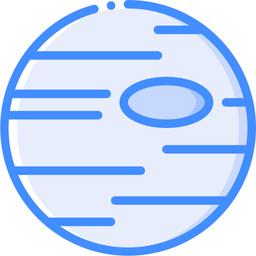 행성 Basic Miscellany Blue icon