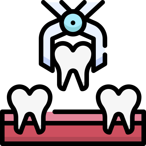 extracción dental Generic Outline Color icono