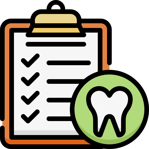 informe dental Generic Outline Color icono