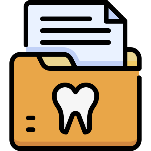 registro dental Generic Outline Color icono