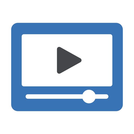 Video play Generic Blue icon