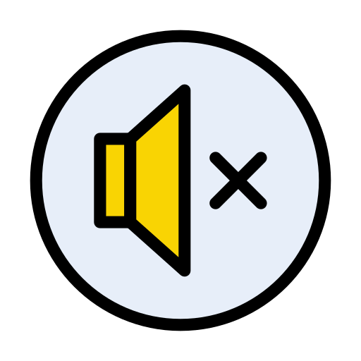 消音ボタン Vector Stall Lineal Color icon