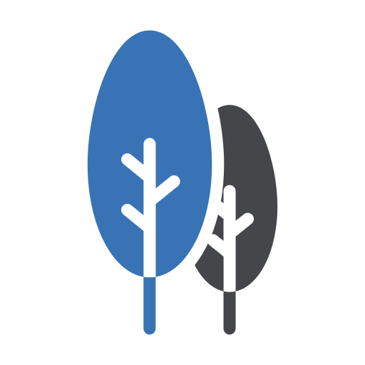 Tree Generic Blue icon