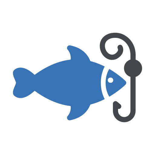 anzuelo de pesca Generic Blue icono