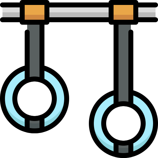 Gymnastic rings Generic Outline Color icon