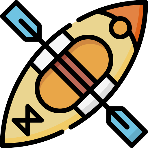 kayak Generic Outline Color icona