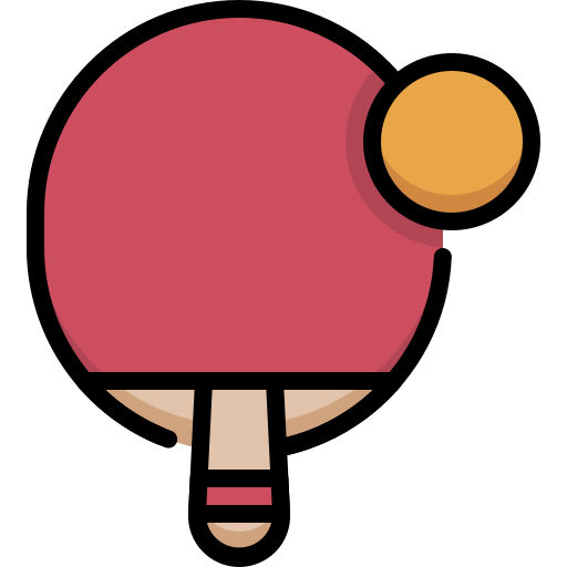 ping pong Generic Outline Color icono