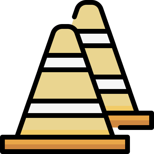 コーン Generic Outline Color icon