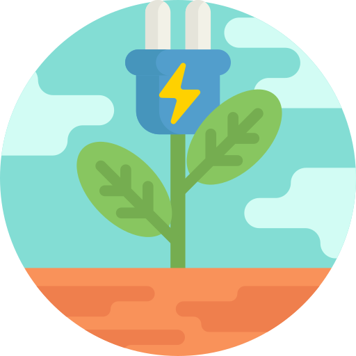 エコエネルギー Detailed Flat Circular Flat icon