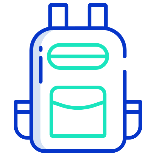 rucksack Icongeek26 Outline Colour icon