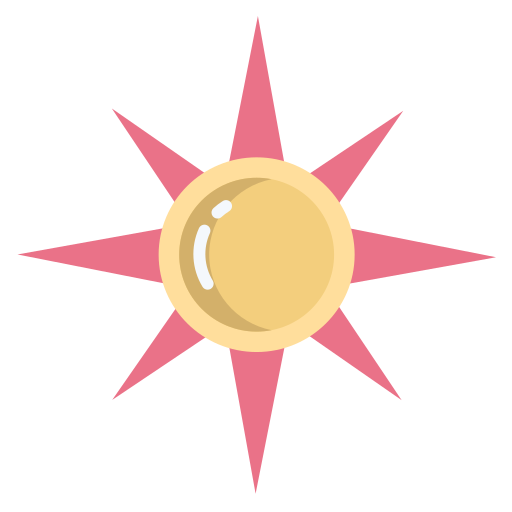 słońce Icongeek26 Flat ikona