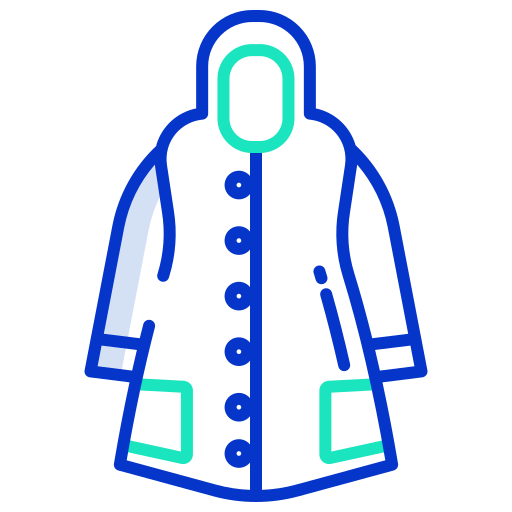 Raincoat Icongeek26 Outline Colour icon