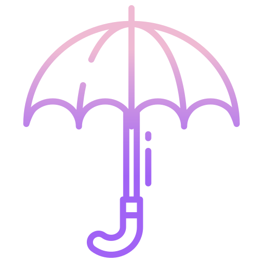 Umbrella Icongeek26 Outline Gradient icon