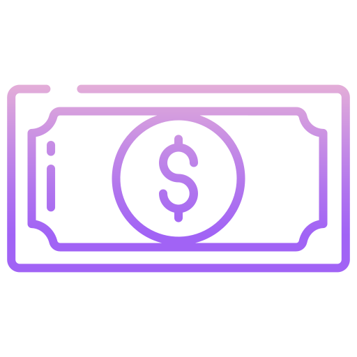 Money Icongeek26 Outline Gradient icon