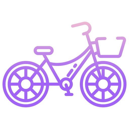 自転車 Icongeek26 Outline Gradient icon
