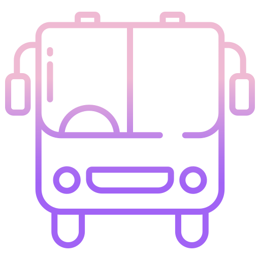 Автобус Icongeek26 Outline Gradient иконка