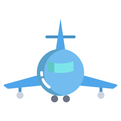 vliegtuig Icongeek26 Flat icoon