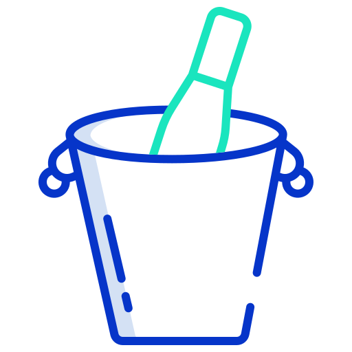champagne Icongeek26 Outline Colour icoon