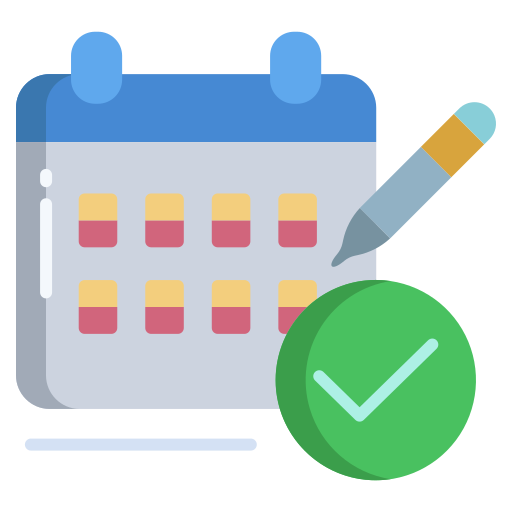 Calendar Icongeek26 Flat icon