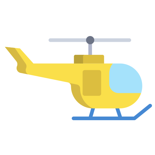 Вертолет Icongeek26 Flat иконка