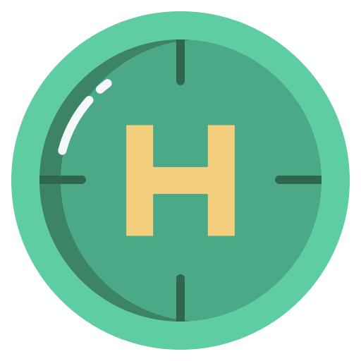 Heliport Icongeek26 Flat icon