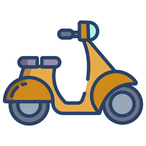 scooter Icongeek26 Linear Colour Icône
