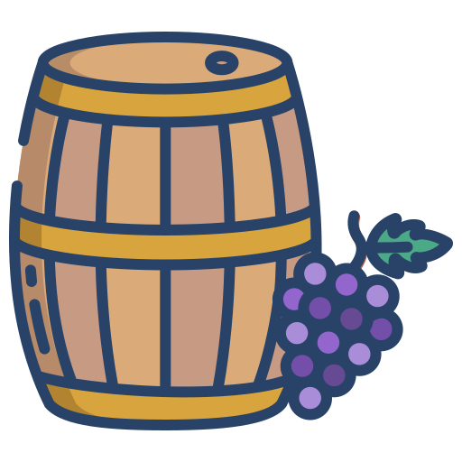 barril de vino Icongeek26 Linear Colour icono