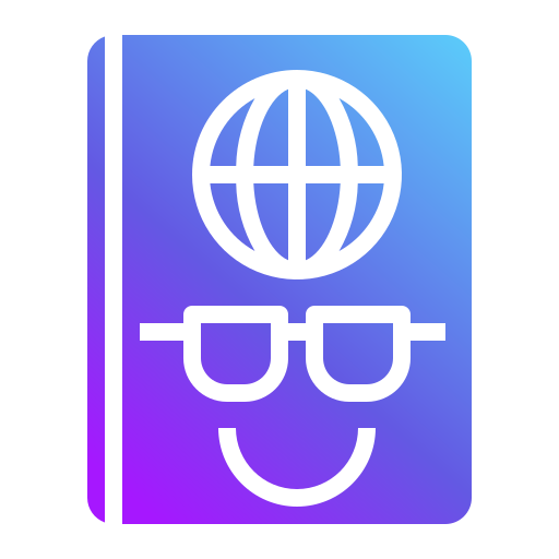 passeport Generic Flat Gradient Icône