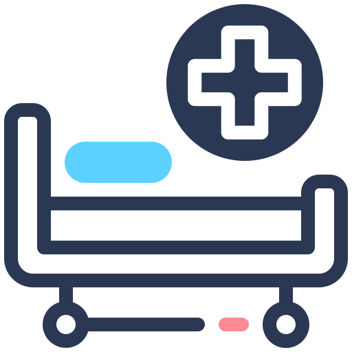 Hospital bed Generic Mixed icon