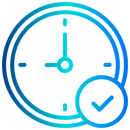 Clock xnimrodx Lineal Gradient icon