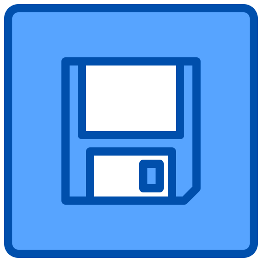 disquette xnimrodx Blue Icône