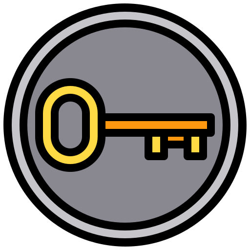 문 열쇠 xnimrodx Lineal Color icon