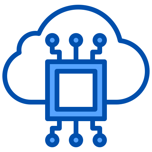 cloud computing xnimrodx Blue icona