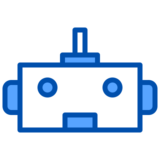 robot xnimrodx Blue icoon