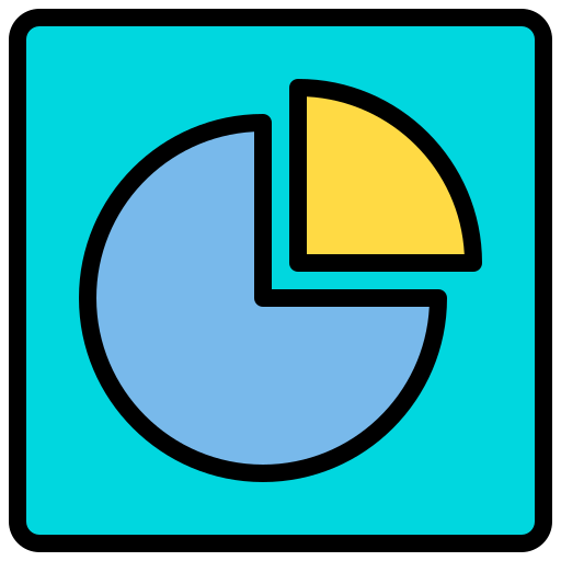 gráfico circular xnimrodx Lineal Color icono