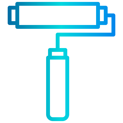 페인트 롤러 xnimrodx Lineal Gradient icon