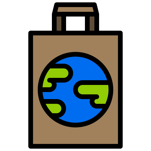 torba z recyklingu xnimrodx Lineal Color ikona