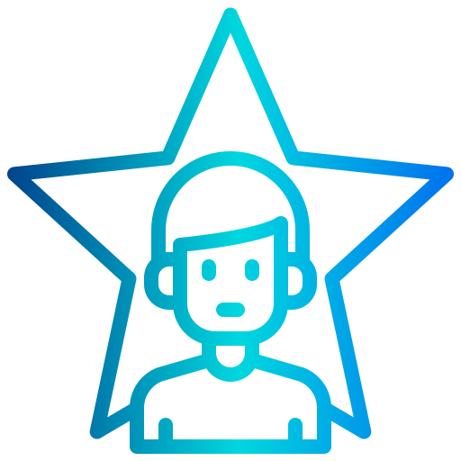 Celebrity xnimrodx Lineal Gradient icon