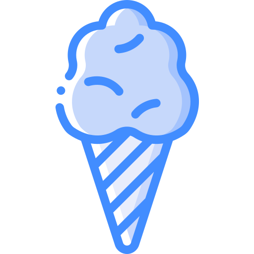 Cotton candy Basic Miscellany Blue icon