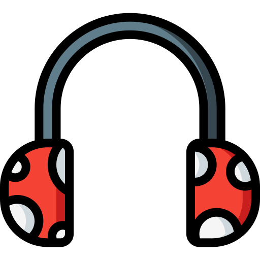 Earmuffs Basic Miscellany Lineal Color icon