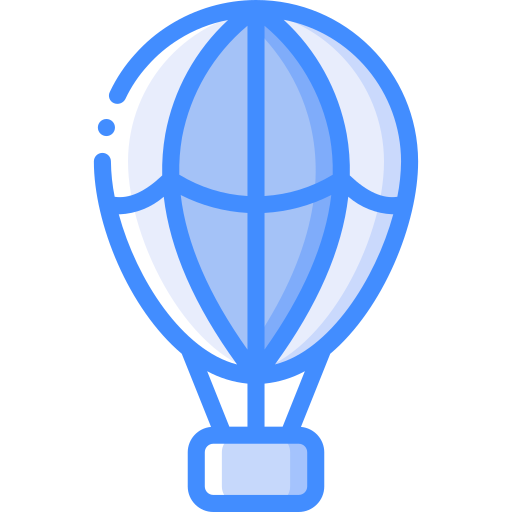 heißluftballon Basic Miscellany Blue icon