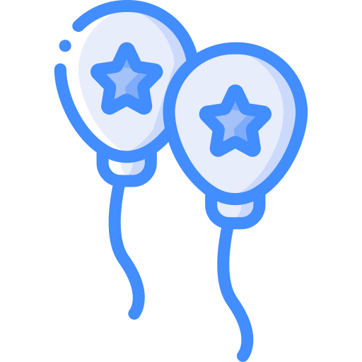 balões Basic Miscellany Blue Ícone