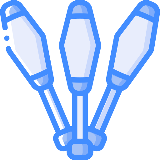 Juggling Basic Miscellany Blue icon