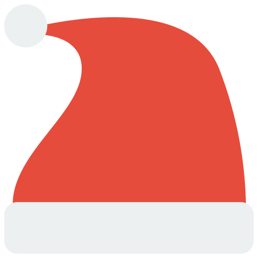 Santa hat Basic Miscellany Flat icon