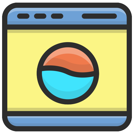 Washing machine Generic Outline Color icon