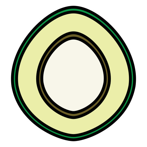 코코넛 Generic Outline Color icon