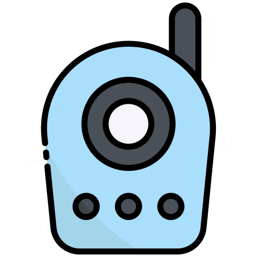 Baby monitor Generic Outline Color icon